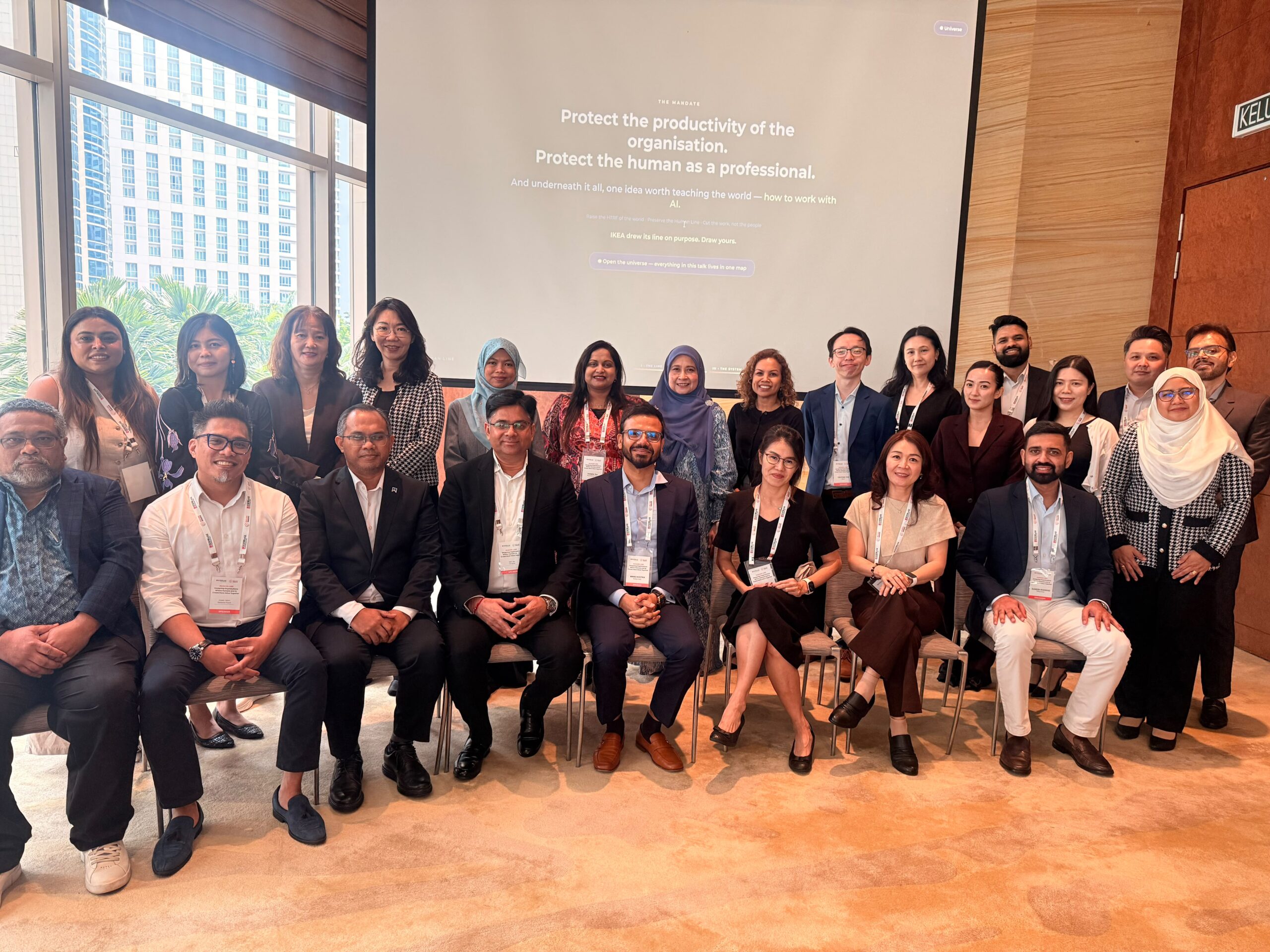 Senior people and business leaders at the Rolling Arrays and ETHRWorld Human Line roundtable in Kuala Lumpur, Malaysia, July 2026